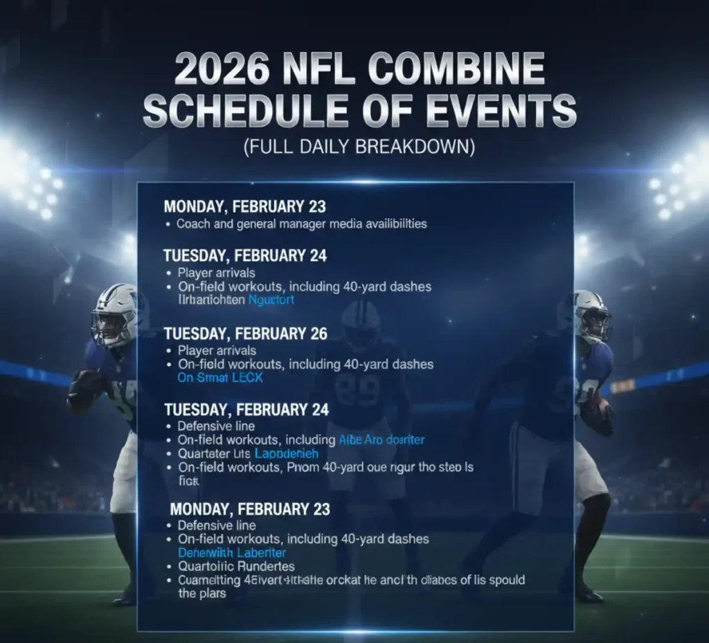when is the nfl combine 2026