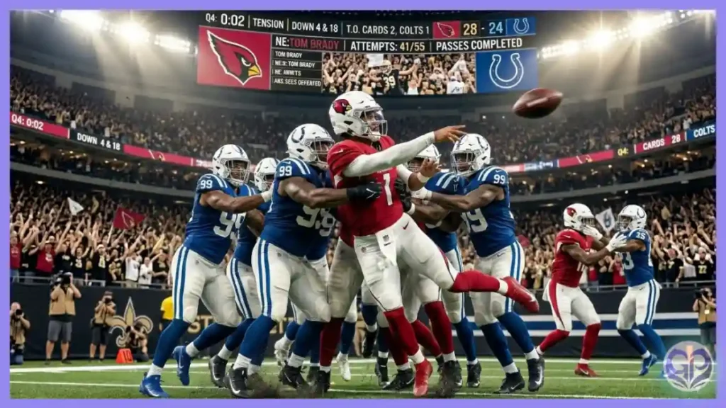 Arizona Cardinals vs Colts Match Player Stats