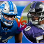 Detroit Lions vs Baltimore Ravens Match Player Stats