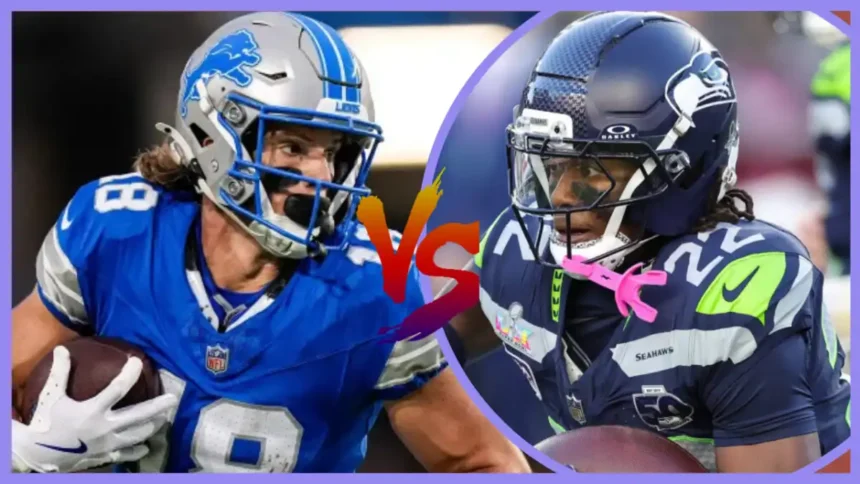 Detroit Lions vs Seahawks Match Player Stats