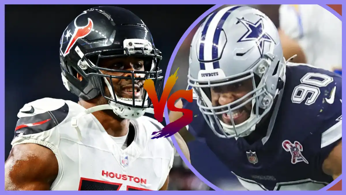 Houston Texans vs Dallas Cowboys Match Player Stats