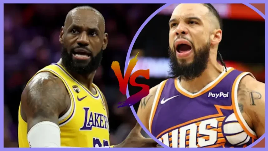 Lakers vs Phoenix Suns Match Player Stats