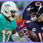 Miami Dolphins vs Chicago Bears Match Player Stats