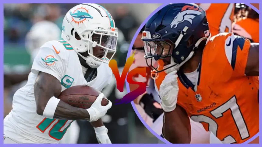 Miami Dolphins vs Denver Broncos Match Player Stats
