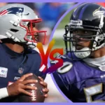 New England Patriots vs Baltimore Ravens Match Player Stats