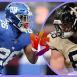 New Orleans Saints vs New York Giants Match Player Stats
