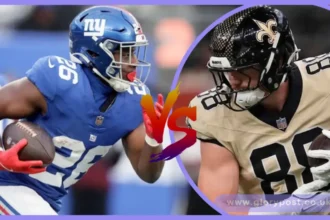 New Orleans Saints vs New York Giants Match Player Stats