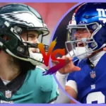 Philadelphia Eagles vs New York Giants Match Player Stats