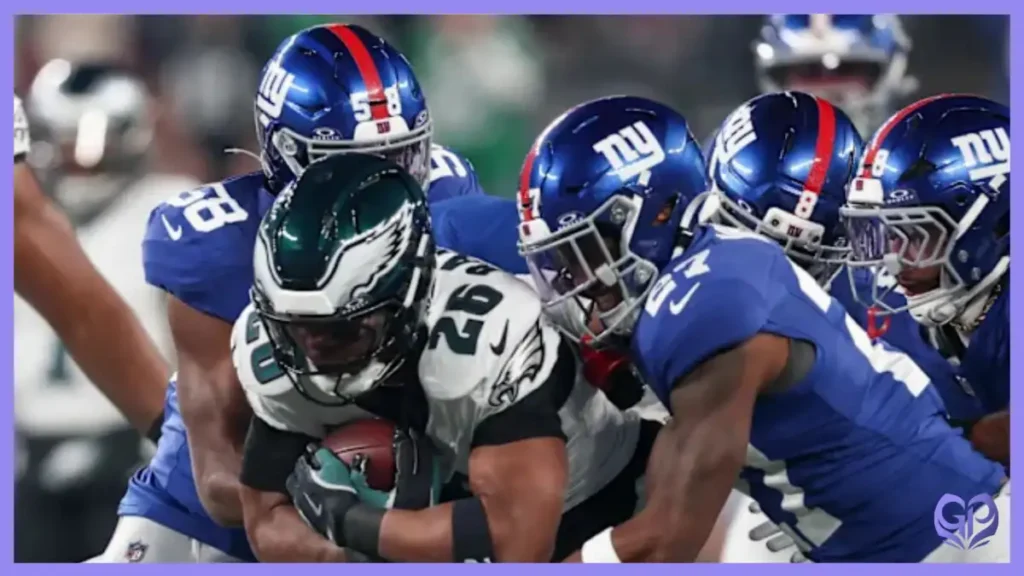 Philadelphia Eagles vs New York Giants Match Player Stats